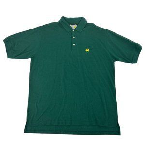 Augusta National Golf Shirt Men's XL Green Slazenger‎ Short Sleeve Polo Masters
